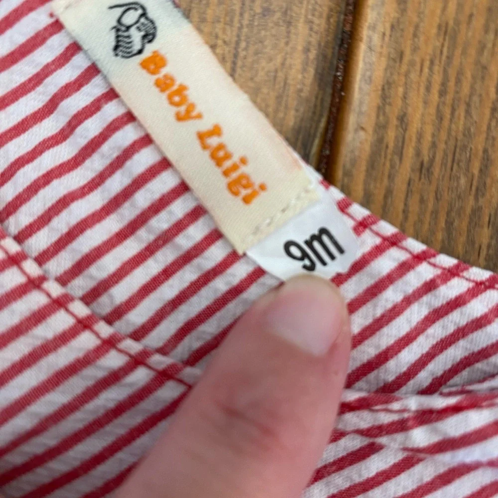 9m Baby Luigi Jon Jon Sailboat‎ Stripes EUC